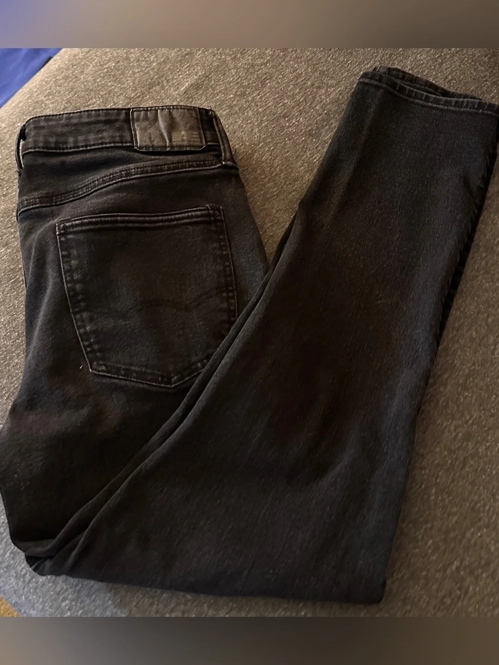 American Eagle Air Flex + Jeans Black Skinny Mens 34/30